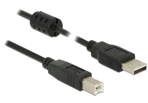 Delock Kabel USB-A(M)-US B-B(M) 2.0 1M czarny-413550