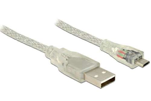 Delock Kabel USB MICRO(M) -USB-A(M) 2.0 0.5m-413562