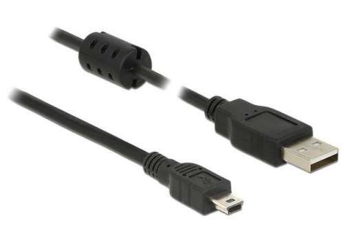 Delock Kabel USB MINI(M)- USB-A(M) 2.0 2m czarny-413564