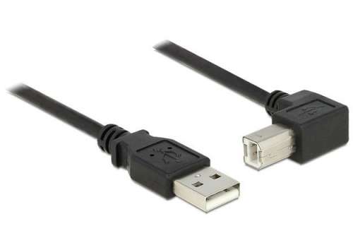 Delock Kabel  USB-A(M)-USB-B(M) 2.0 1.5m kątowy-413568