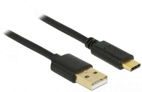 Delock Kabel USB-C(M)-US B-A(M) 2.0 3m czarny-413576