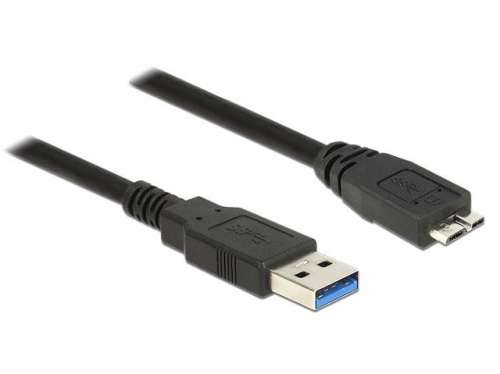 Delock Kabel USB 3.0 1.5m micro AM-BM czarny-242060