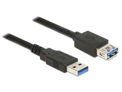 Delock Przedłużacz USB 3.0 3m AM-AF czarny-242068