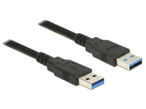 Delock Kabel USB 3.0 0.5m AM-AM czarny-242070