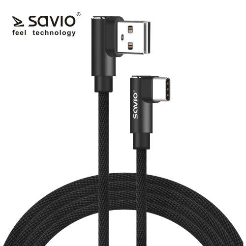 Elmak Kabel z dwustronnym złączem USB CL-164 SAVIO 2m-2230705