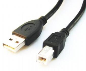 Gembird Kabel USB 2.0 typu AB AM-BM 1.8m czarny-185186