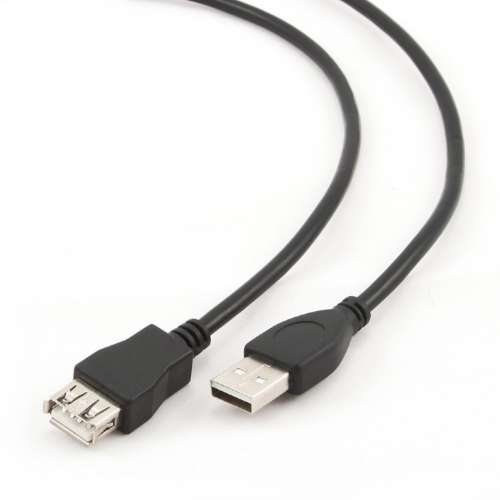 Gembird Przedłużacz USB 2.0 typu AM-AF 4.5m czarny-185656