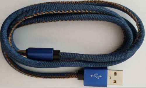 Gembird Kabel USB 2.0 Type C premium jeans 1 m-333771