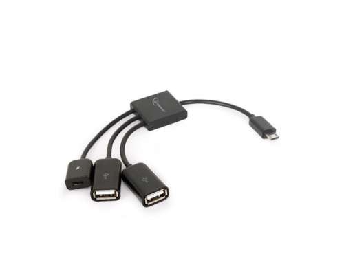 Gembird Kabel OTG USB Micro BM -> 2xUSB-AF+Micro BF 13cm-234737
