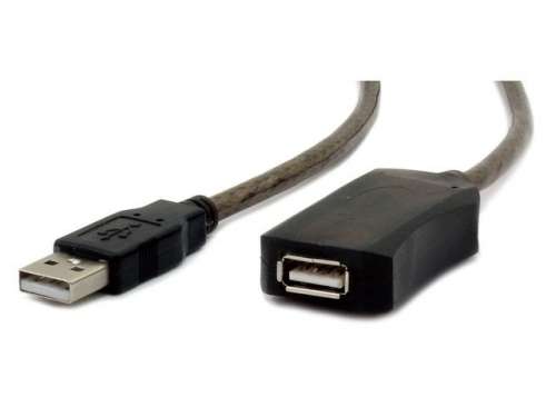 Gembird Przedłużacz USB 2.0 typu AM-AF 5m aktywny czarny-198100