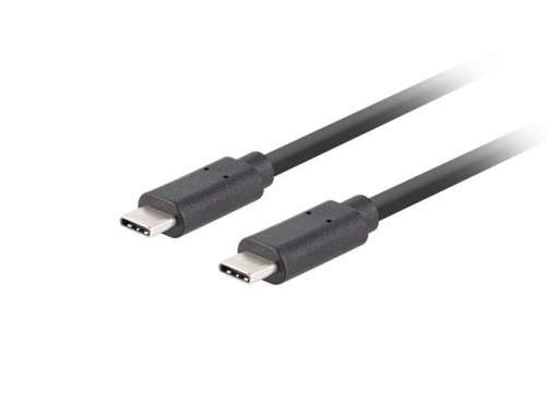 Lanberg Kabel USB-C M/M 3.1 gen 2 0.5M 10GB/S PD100W czarny-2900049