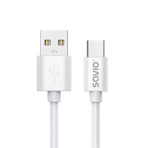 Savio Kabel USB-A - USB-C, 2A, 3m,  CL-168-2470593