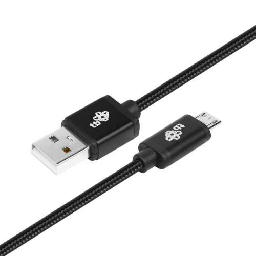 TB Kabel USB-Micro USB 1.5 m. czarny sznurek-263981