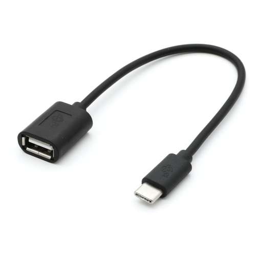 TB Kabel OTG USB AF - USB C 15cm czarny-251354