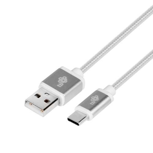 TB Kabel USB-USB C 1.5m srebrny sznurek-287102