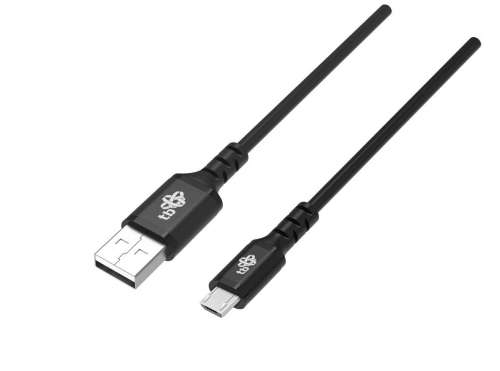 TB Kabel USB-Micro USB 2m  silikonowy czarny Quick Charge-2115752