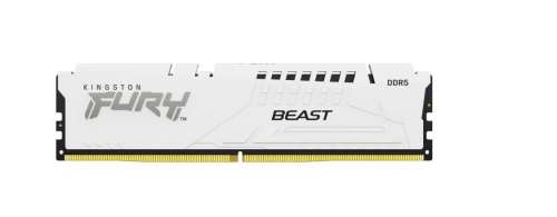 Kingston Pamięć DDR5 Fury Beast  16GB(1*16GB)/5200  CL40 Biała-3293442