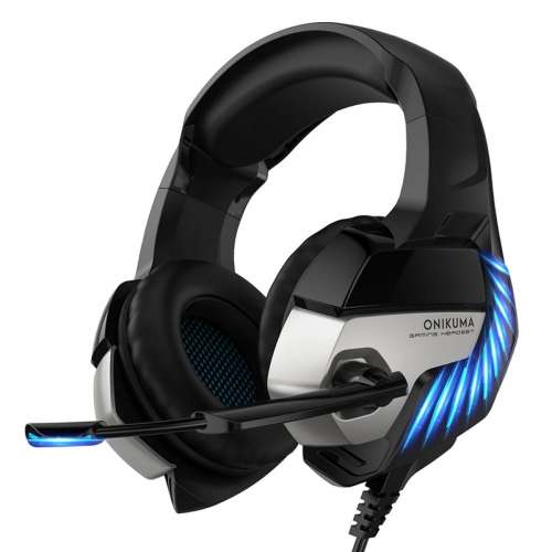 Słuchawki gamingowe K5 PRO czarno-niebieskie (przewodowe)-3475510