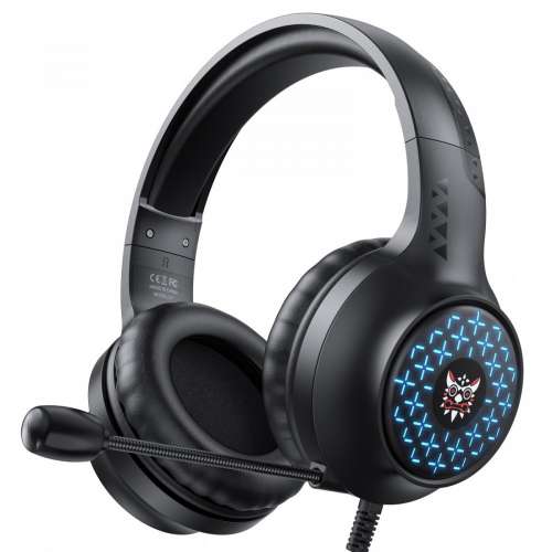 Słuchawki gamingowe X7 RGB czarne (przewodowe)-3475551