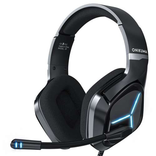 Słuchawki gamingowe X9 RGB czarne (przewodowe)-3475552