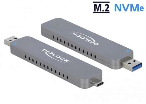 Obudowa SSD zewnętrzna  M.2 NVME USB TYPE-C 3.1/USB-A GEN-384454