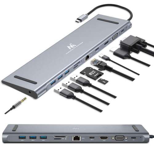 Stacja dokująca USB-C HUB Type-C 11w1 MCTV-850 -2761098