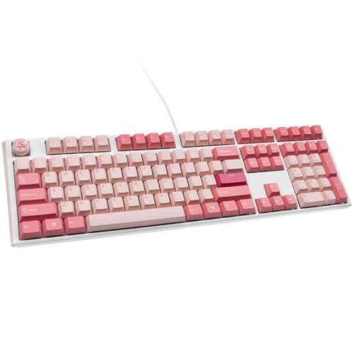 Ducky One 3 Gossamer Pink Klawiatura Gamingowa - MX-Blue (US)