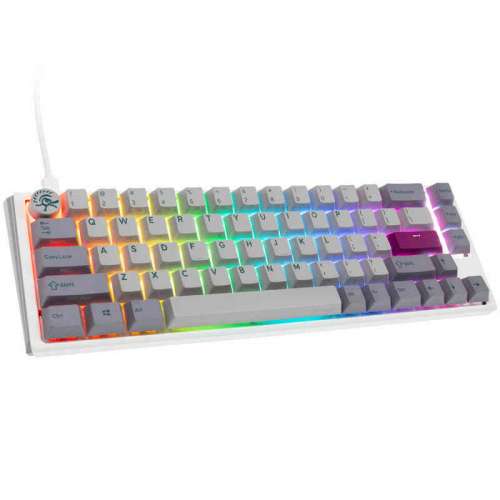 Ducky One 3 Mist Grey SF Klawiatura Gamingowa RGB LED - MX-Red (US)