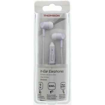 Słuchawki przewodowe z mikrofonem EAR3005W Białe-3653012