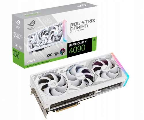 Asus Karta graficzna GeForce RTX 4090 ROG STRIX WHITE OC 24GB GDDR6X 384bit-3299578