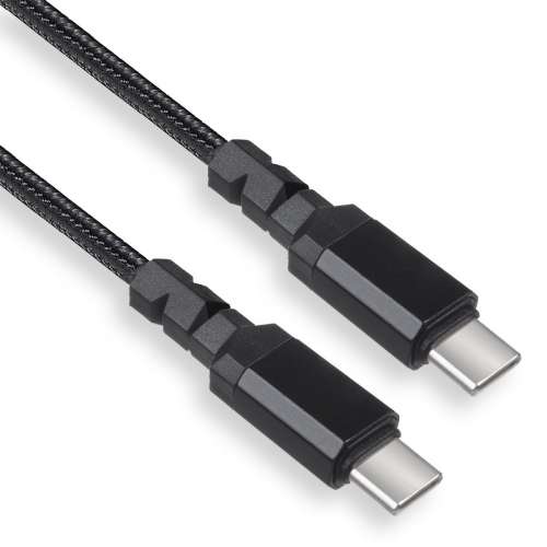 Kabel 2x USB-C 15W 1m wspierający QC 3.0 MCE493 Czarny -3685466
