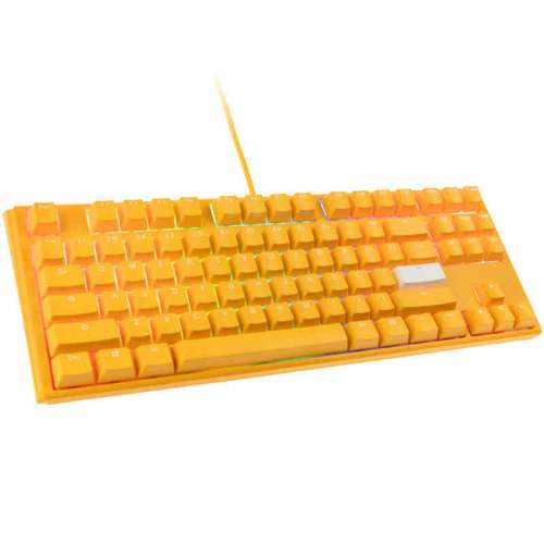 Ducky One 3 Yellow TKL Klawiatura Gamingowa RGB LED - MX-Speed-Silver (US)