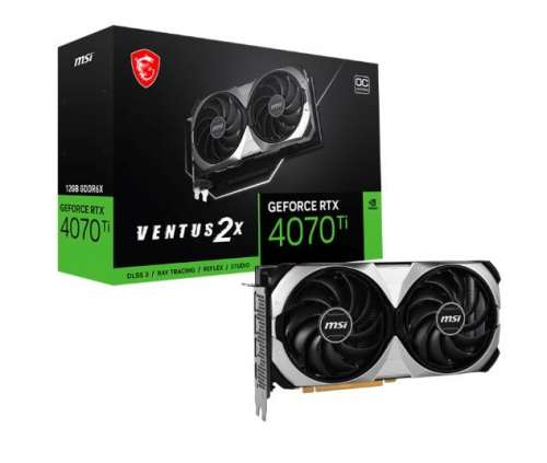 MSI Karta graficzna RTX 4070 Ti VENTUS 2X 12GB OC GDDRX6 192bit 3DP-3783213