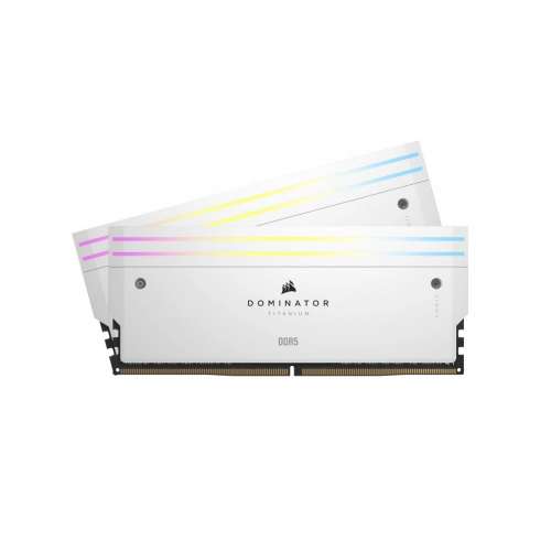 Corsair Pamięć DDR5 Dominator Titanium RGB 64GB/6600(2*32GB) CL32 Intel XMP biała-3800891