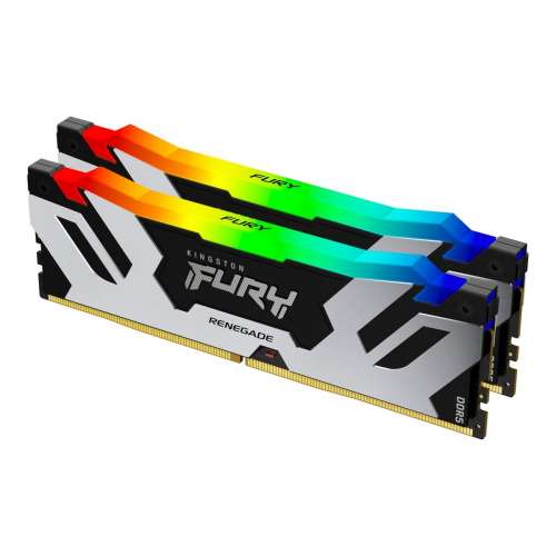Kingston Pamięć DDR5 Fury Renegade RGB 48GB(2*24GB)/6400 CL32 czarno-srebrna-3798837
