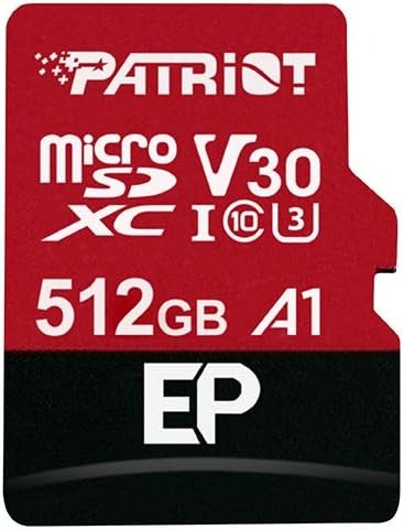 Patriot Karta pamięci microSDXC 512GB V30-4225512