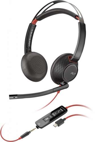 POLY Słuchawki Blackwire 5220 ST USB-C 3.5mm Plug USB-C/A Adapter 8X231AA-4217704