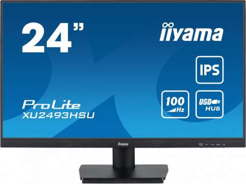 IIYAMA Monitor 23.8 cala  XU2493HSU-B6 IPS.HDMI.DP.2x2W.USBx2.FHD.SLIM.100Hz-4175901