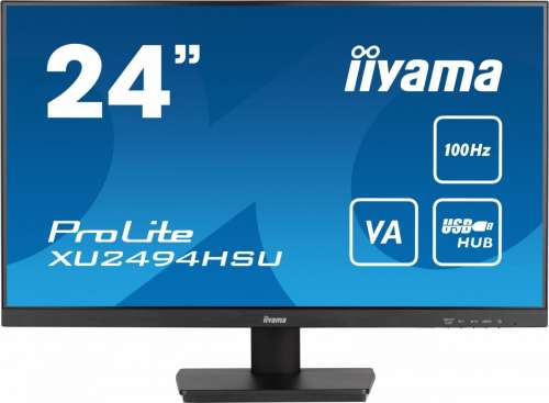 IIYAMA Monitor  23.8 cala XU2494HSU-B6 VA,FHD,HDMI,DP,100Hz,USBx2,SLIM-4175914