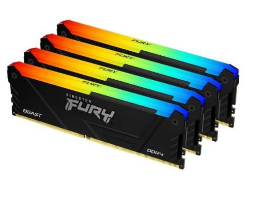 Kingston Pamięć DDR4 Fury Beast    RGB  32GB(4*8GB)/2666  CL16-4375849