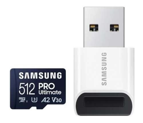 Samsung Karta pamięci microSD MB-MY512SB/WW Pro Ultimate 512GB + czytnik-4375127