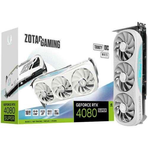 ZOTAC Gaming GeForce RTX 4080 Super Trinity OC White Edition, 16384 MB GDDR6X