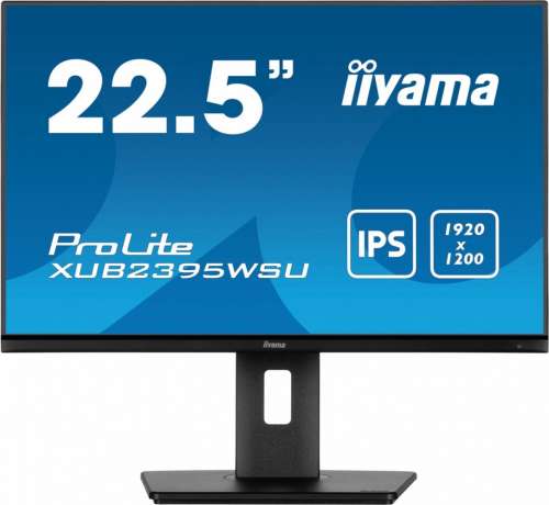 IIYAMA Monitor 22.5 cala XUB2395WSU-B5 IPS,PIVOT,1920x1200,DP,HDMI,VGA,16:10,2xUSB,2x2W,Freesync,HAS(150mm)-4406469