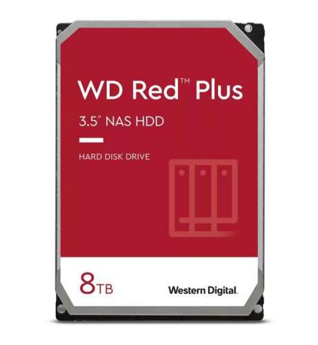 Western Digital Dysk twardy Red Plus 8TB 3,5 cala CMR 256MB/5640RPM Class-4452927