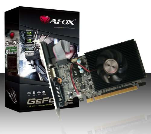 AFOX Karta graficzna - Geforce GT710 2GB DDR3 64Bit DVI HDMI VGA LP Radiator L1-1102332