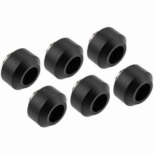 Optimus Hardtube Fitting, 12 mm, 6 Pack wraz z narzędziem - czarny