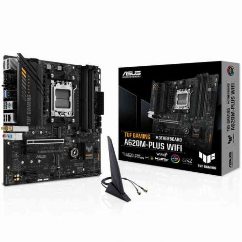 Asus TUF GAMING A620M-PLUS WIFI AM5 4DDR5 HDMI/DP mATX