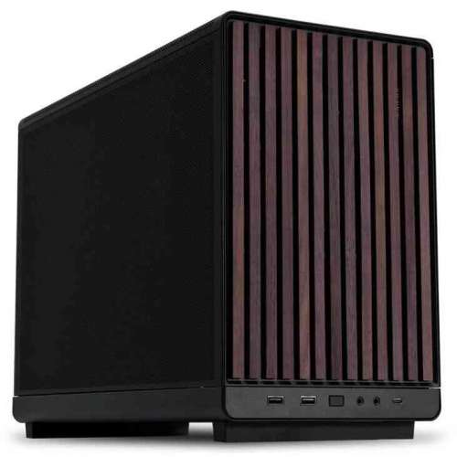 Lian Li DAN Cases A3-mATX Wood Edition, Micro-ATX Obudowa - czarny
