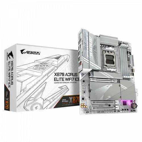 Gigabyte X870 A ELITE WF7 ICE Płyta Główna AM 5 4DDR5 HDMI/USB-C ATX