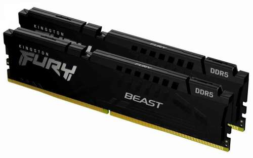 Kingston Fury Beast Pamięć DDR5 64GB (2x32GB) 6000 CL30 EXPO Czarna